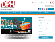 Tablet Screenshot of ecphd.com
